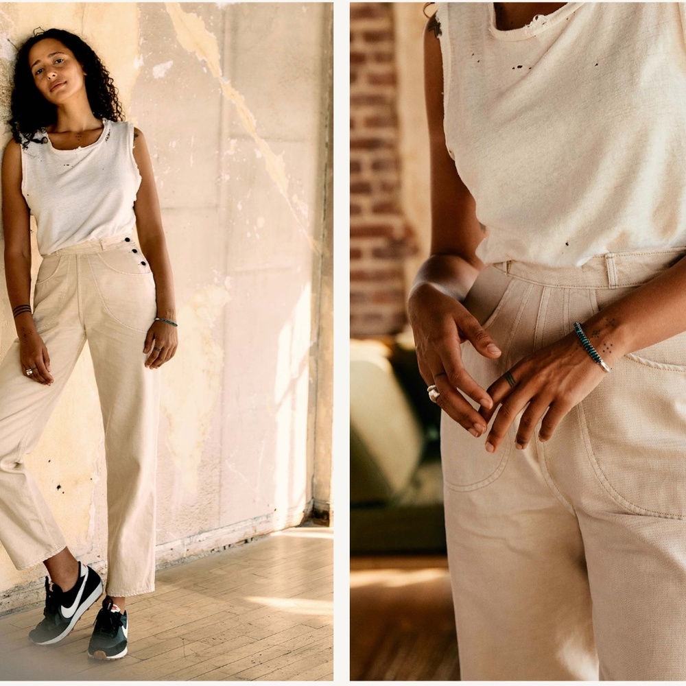 Imogene and Willie Liza Pant Natural Size 32 NWT